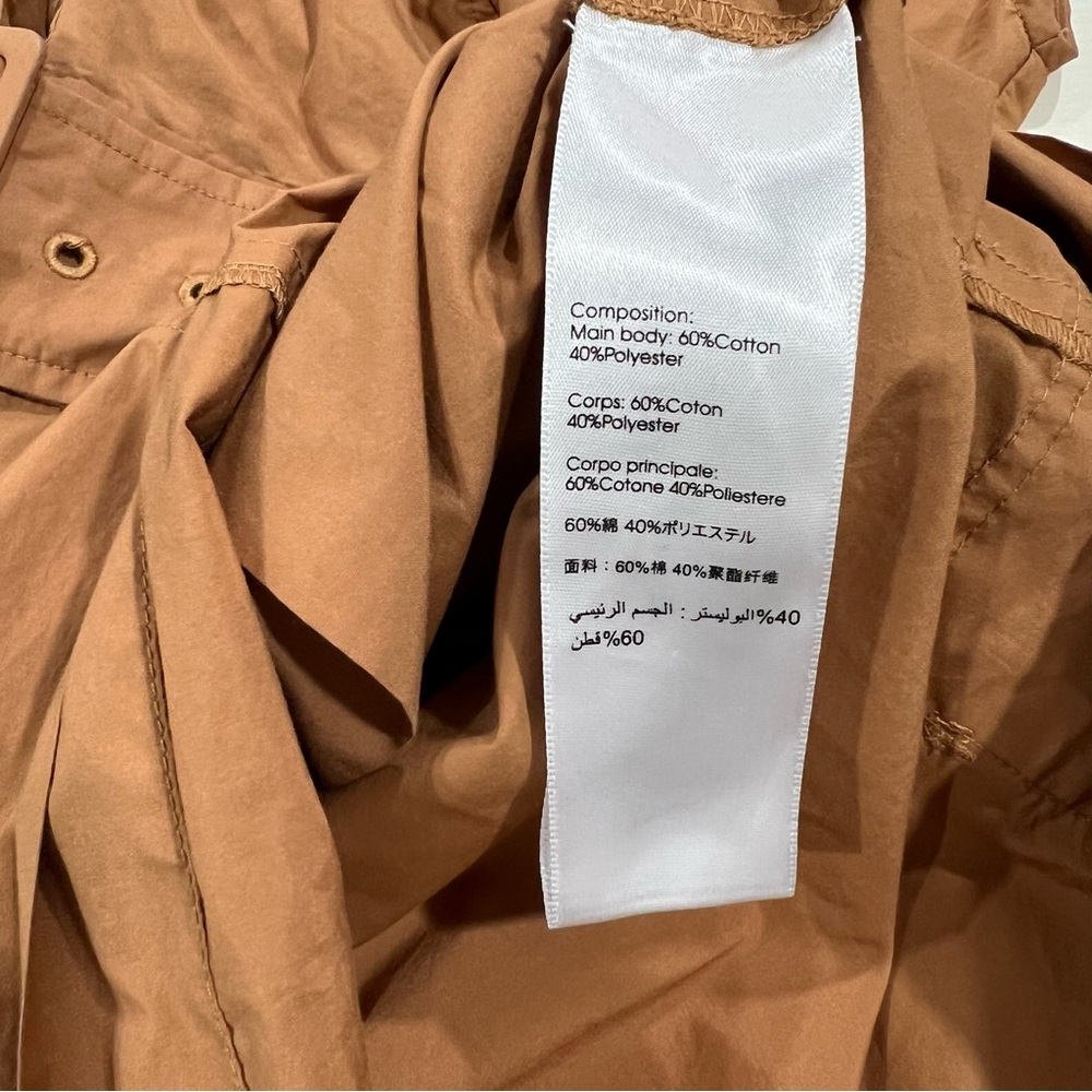 3.1 Phillip Lim Utility Romper Clay Brown Cotton Safari Belted Romper 6 - Picture 7 of 7